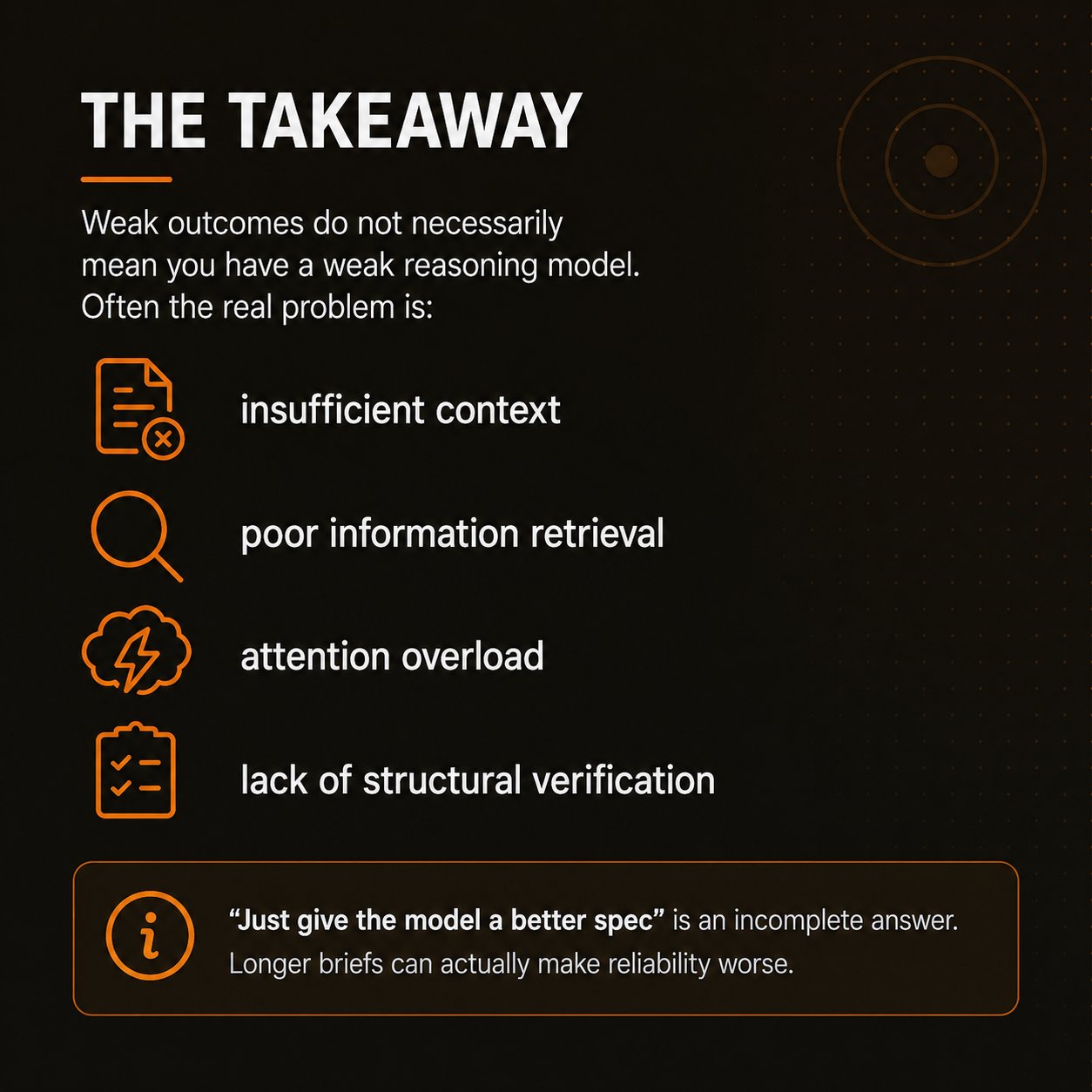 The Takeaway